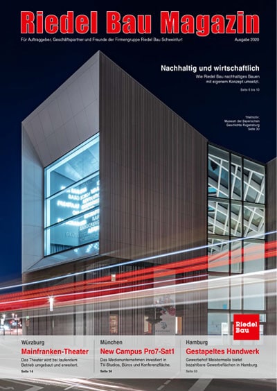 Titelbild Riedel Bau Magazin