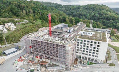 Titelbild Baustelle Klinikum in Kulmbach