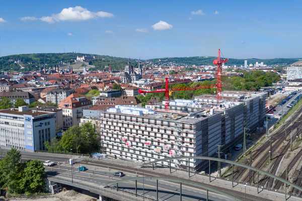 Außenaufnahme Bauunternehmen in Würzburg