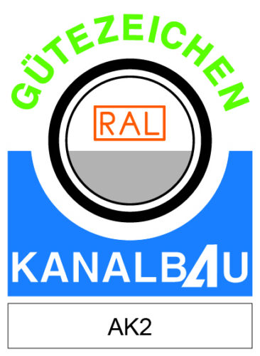 Gütezeichen RAL Kanalbau