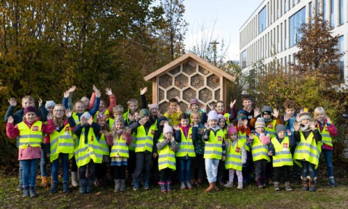 Gruppenbild der Kinder am Kindertag 2022