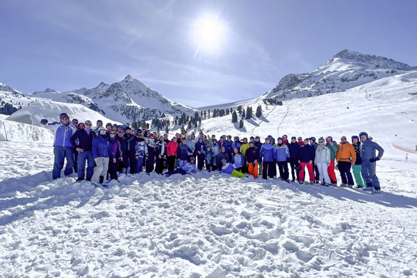 Gruppenbild Skiwochenende 2023