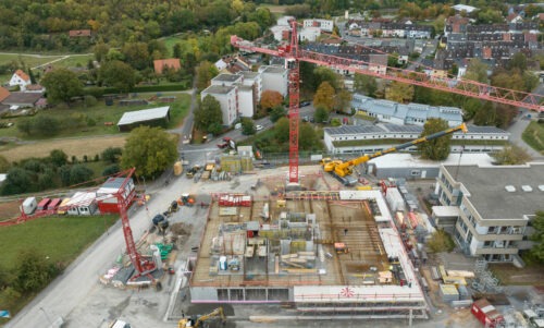 Baustelle Schule Estenfeld