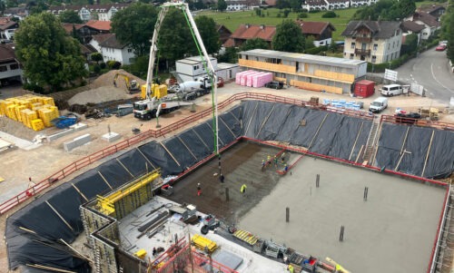 Baustelle Schule Holzkirchen
