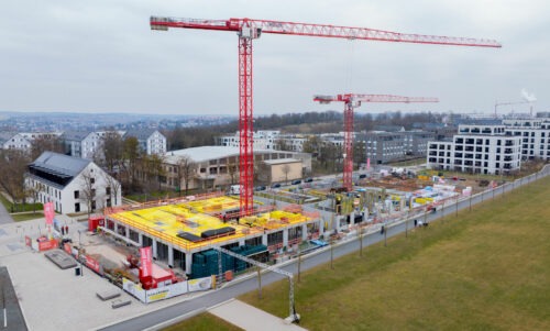 Ärztehaus Hubland Baustelle