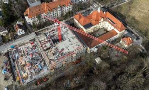 Karlsgymnasium Baustelle