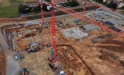 Baustelle Klinikum Lohr