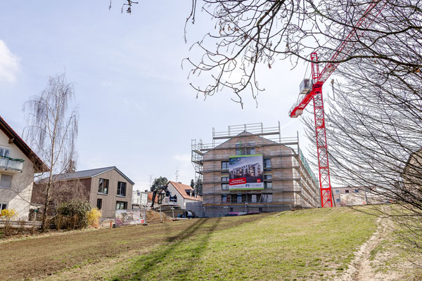 Baustelle markt Schwaben
