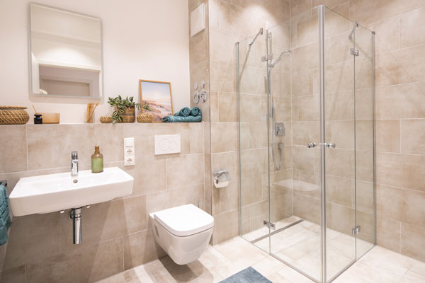 Badezimmer Musterwohnung