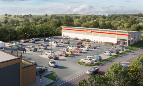 Visualisierung REWE und Norma Gersfeld