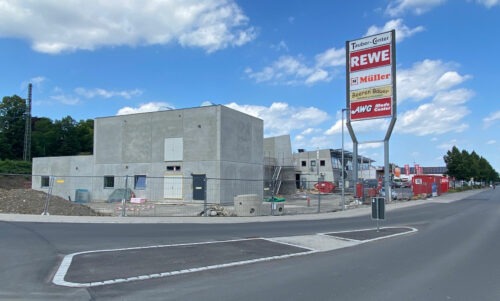 Baustelle REWE Lauda