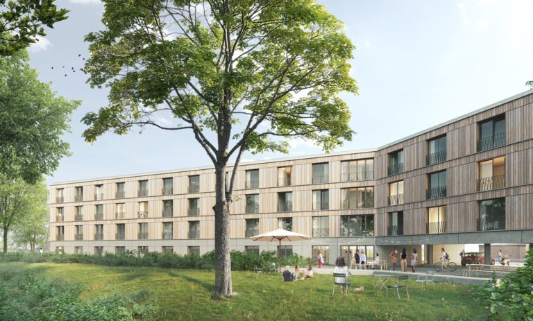 Visualisierung Studierendenwohnheim Hof