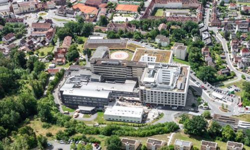 Drohnenaufnahme KLinikum Kulmbach