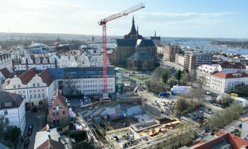 Baustelle Rathaus Rostock