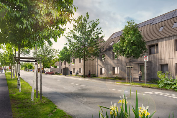 Visualisierung Straße